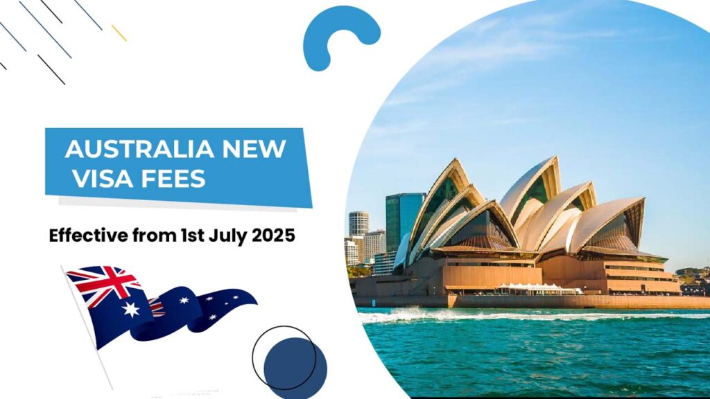 Australia New Visa Fee Update 2025
