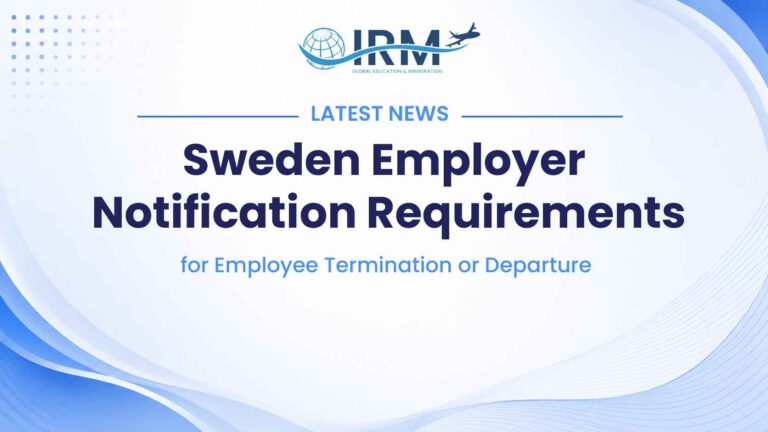 Sweden Employer notification requirements